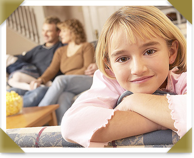 stock photo of a family