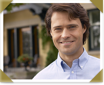 stock photo of a man outside